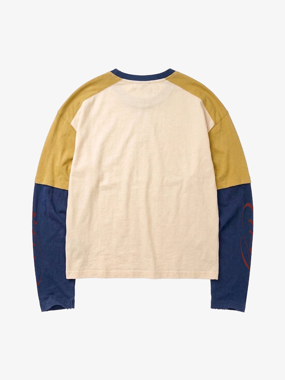Color Block Layered Long Sleeve Tee