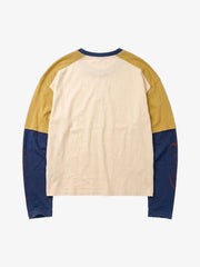 Color Block Layered Long Sleeve Tee