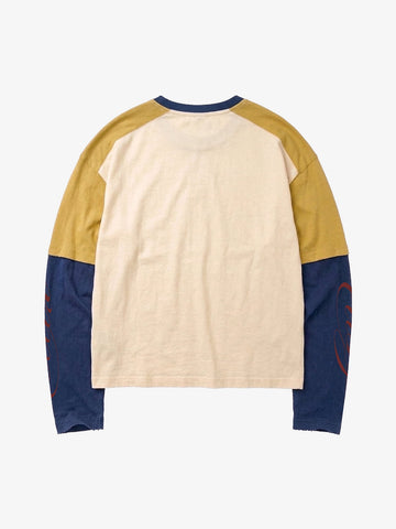 Color Block Layered Long Sleeve Tee