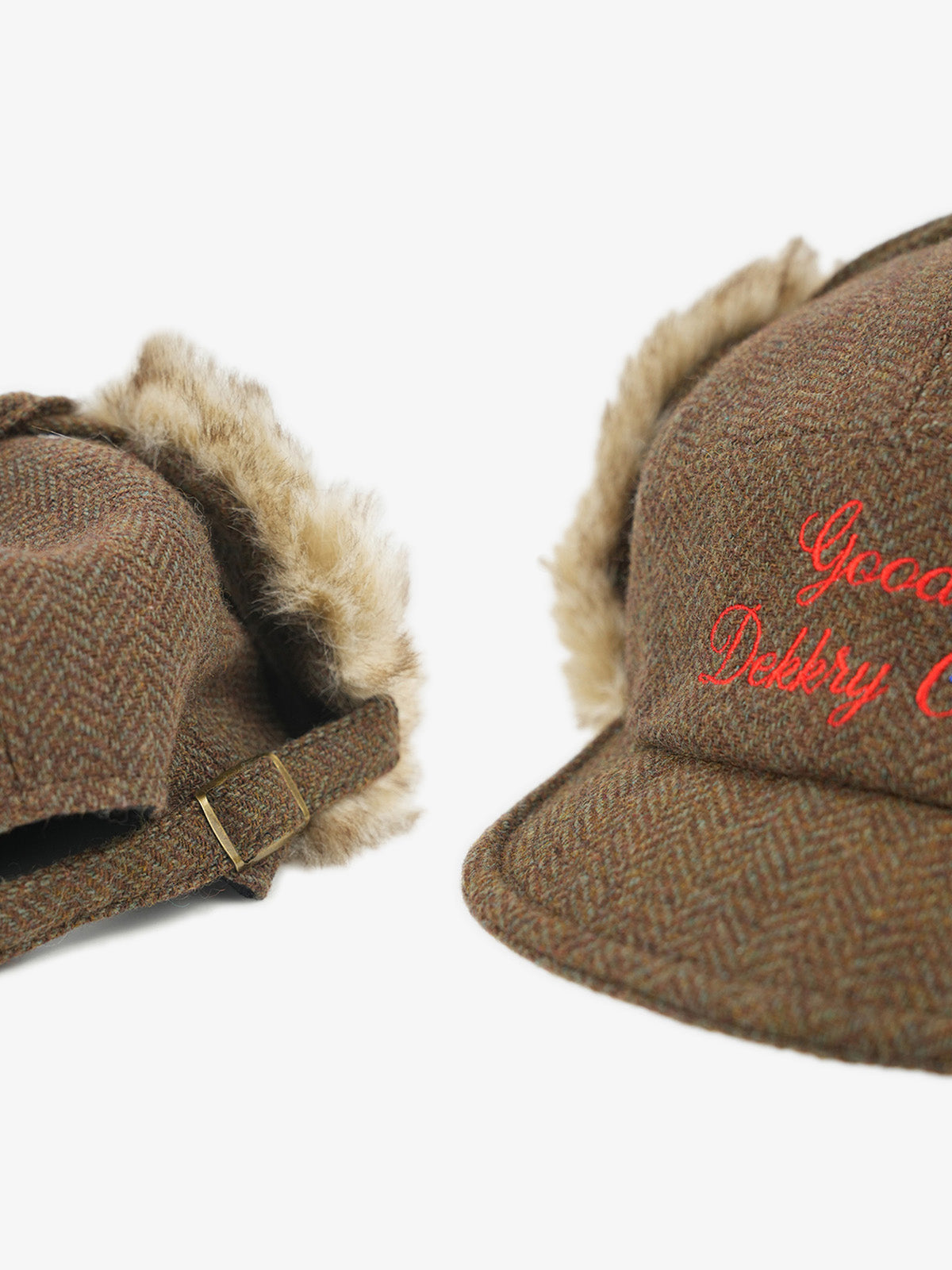 Winter Warmth Aviator Hat with Embroidered Design 