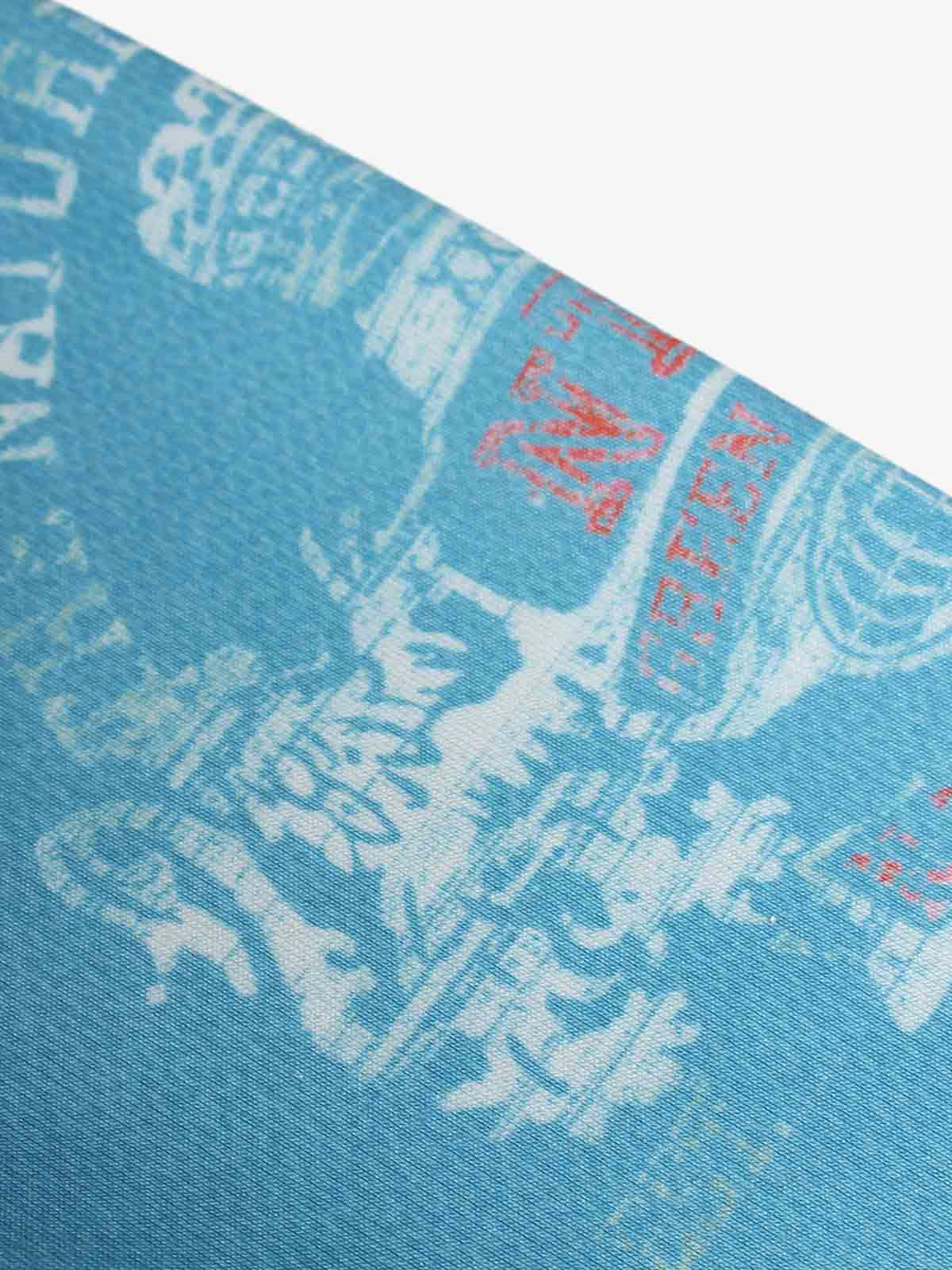 Stylish Graphic Hoodie with Unique Patchwork Design for Men 