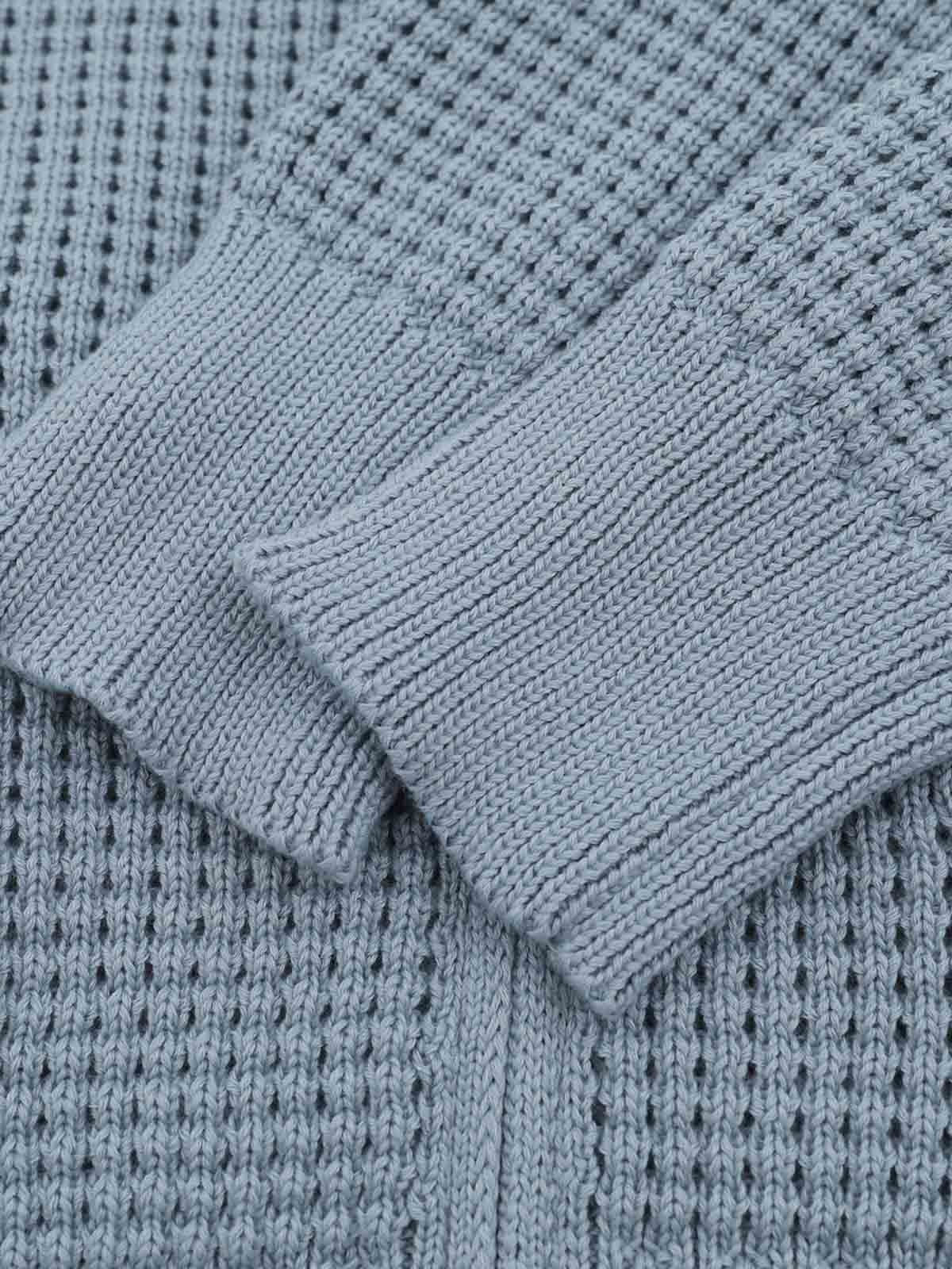 Strickjacke mit Abzeichenknöpfen
