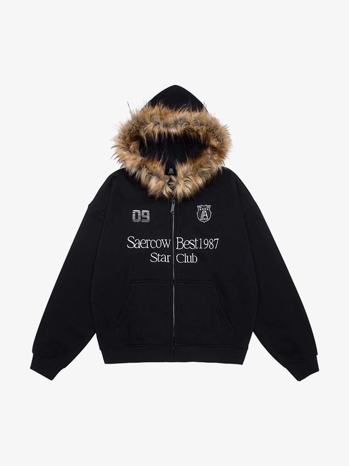 Winter Warmth Hooded Jacket with Faux Fur Trim - Perfect for Casual and Outdoor Wear 
