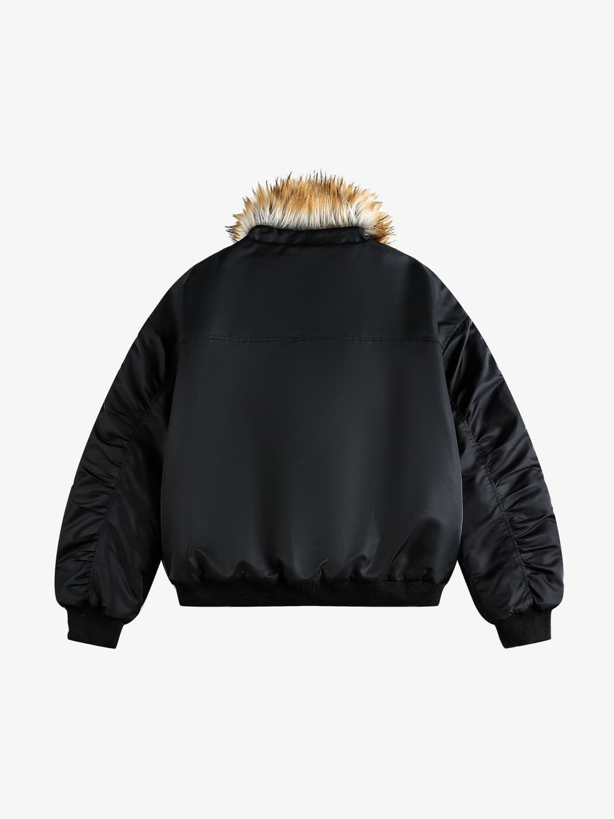 Winter-Ready Corduroy Jacket with Faux Fur Trim for Men 