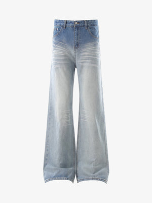 High-Waisted Wide-Leg Cargo Pants with Unique Pocket Design 