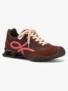 Suede Spring-Loaded Cushioned Sneakers