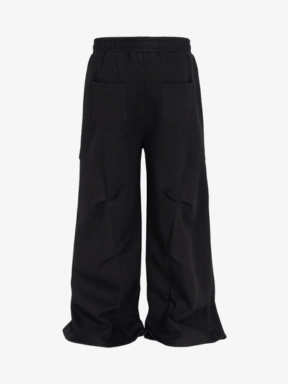Pleated Crease Wide-leg Mopping Casual Pants 