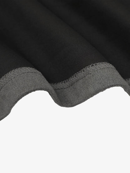 Reflective Striped Suede Tee