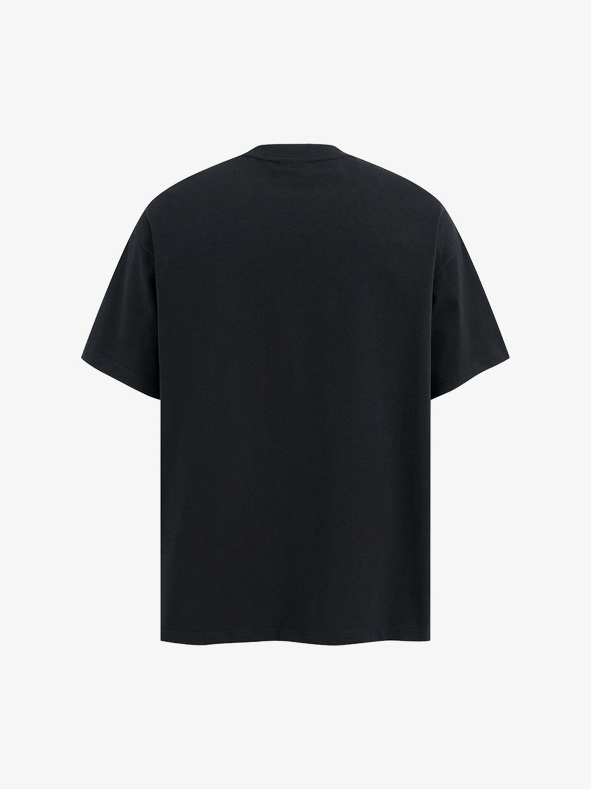 Street Retro Classic Flowing Letter Print T-shirt 