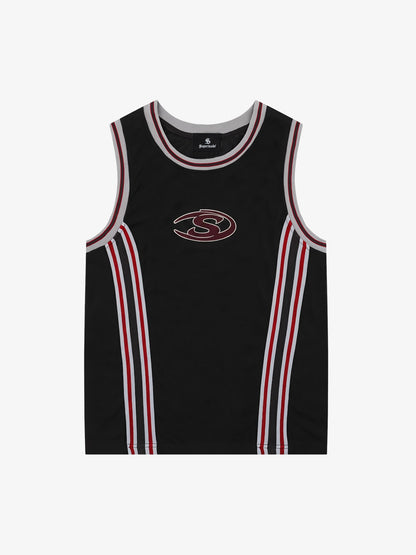 Color Block Webbing Vest
