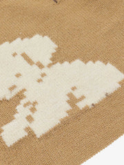 Color Block Jacquard Knit Sweater