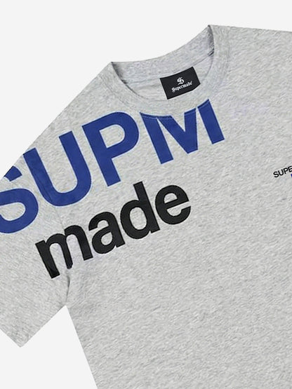 Oversized Letter Print Cotton T-Shirt