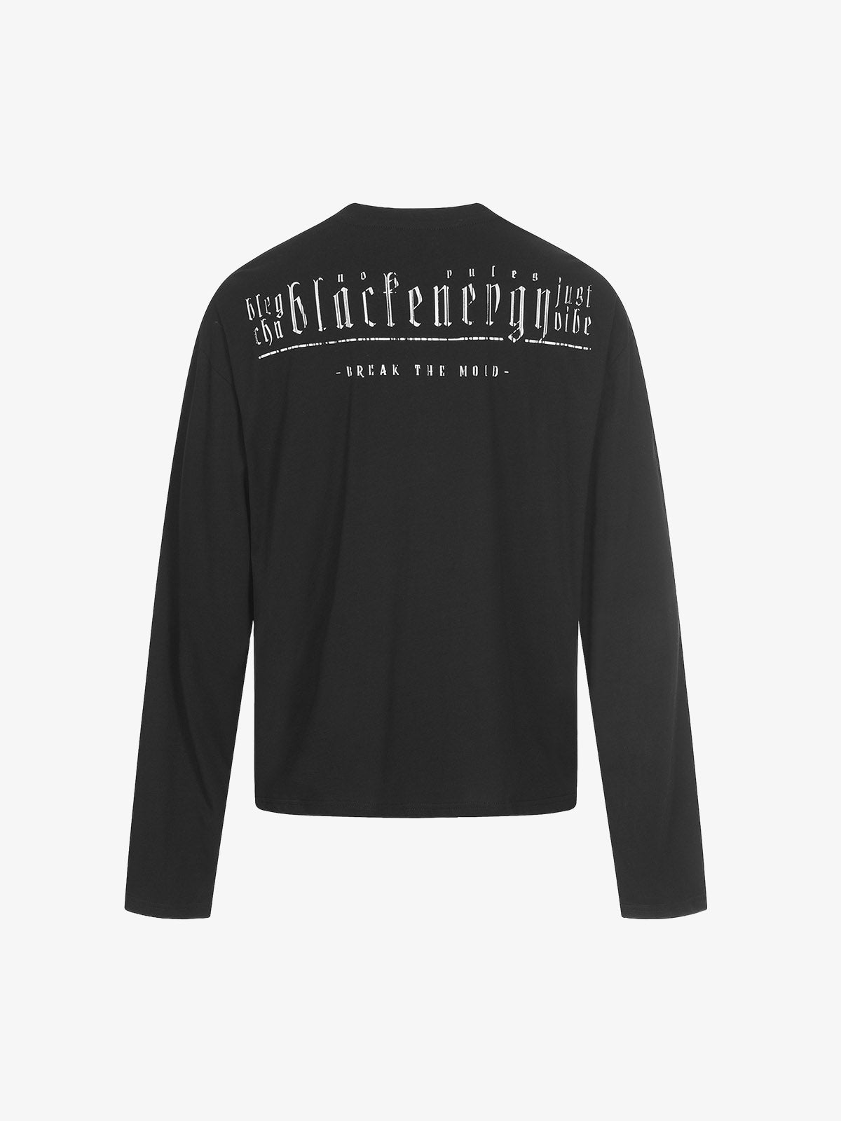 Layered Neck Button Detail Long Sleeve T-Shirt