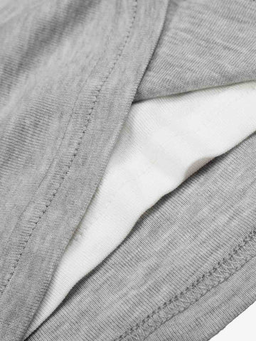 Layered Look Henley Slim Fit Short Sleeve T-Shirt 