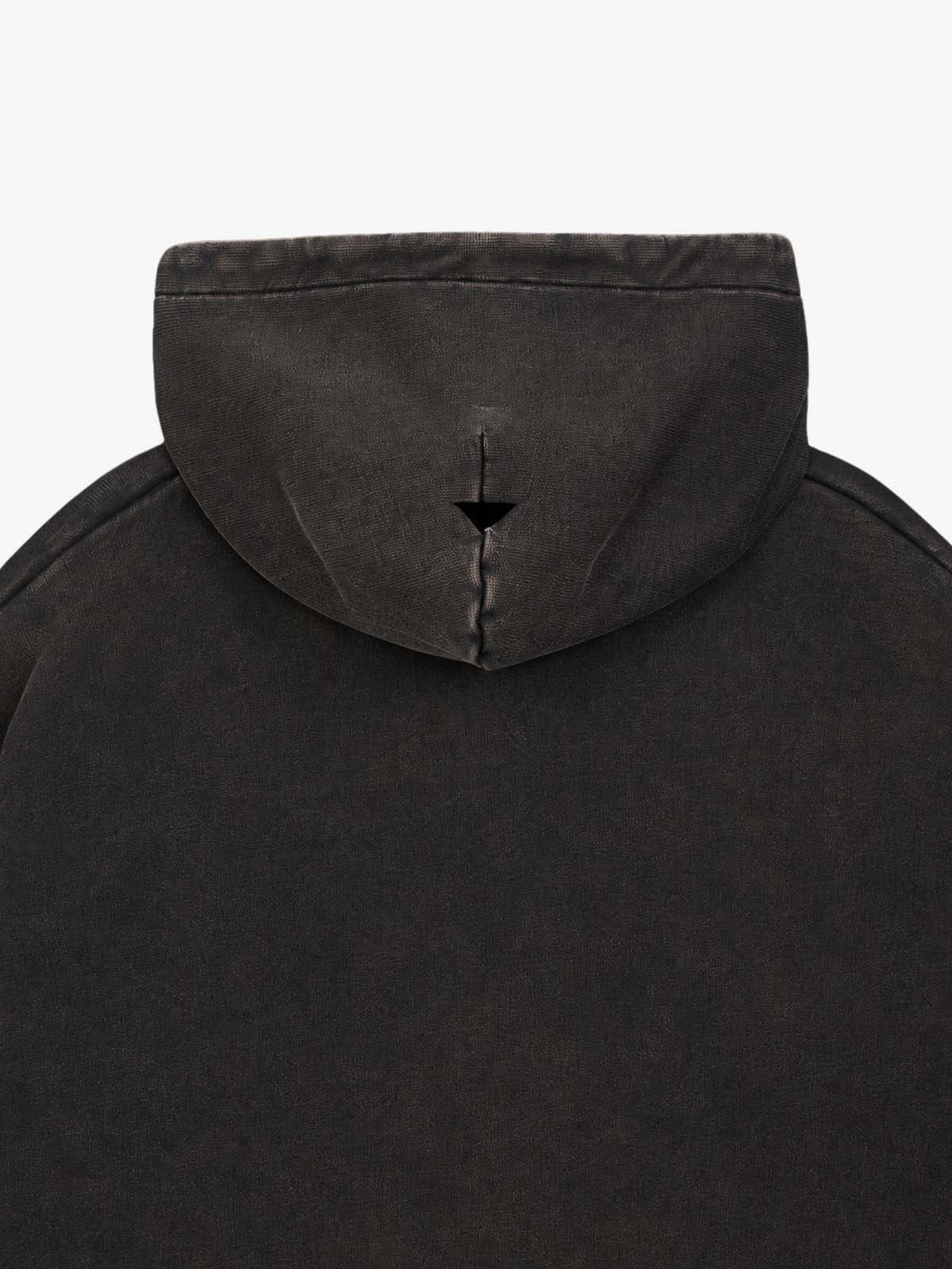 Tactical Vest Graphic Washed Boxy Hoodie