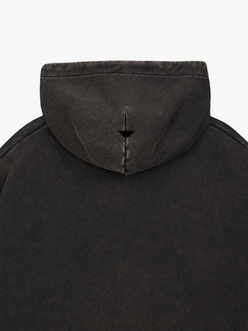 Tactical Vest Graphic Washed Boxy Hoodie