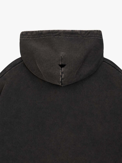 Tactical Vest Graphic Washed Boxy Hoodie