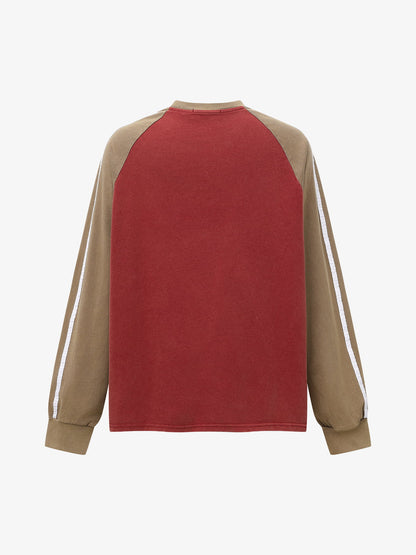 Retro-Inspired Long Sleeve Graphic Tee for Casual Wear 