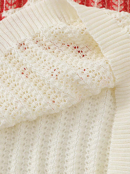 Stylish Knit Sweater with Bold Number Design for Casual Wear 