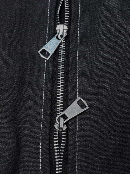 Winter Bomber Jacket with Detachable Faux Fur Hood - Perfect for Cold Weather 