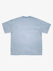 Double-Neck Washed Distressed Tee