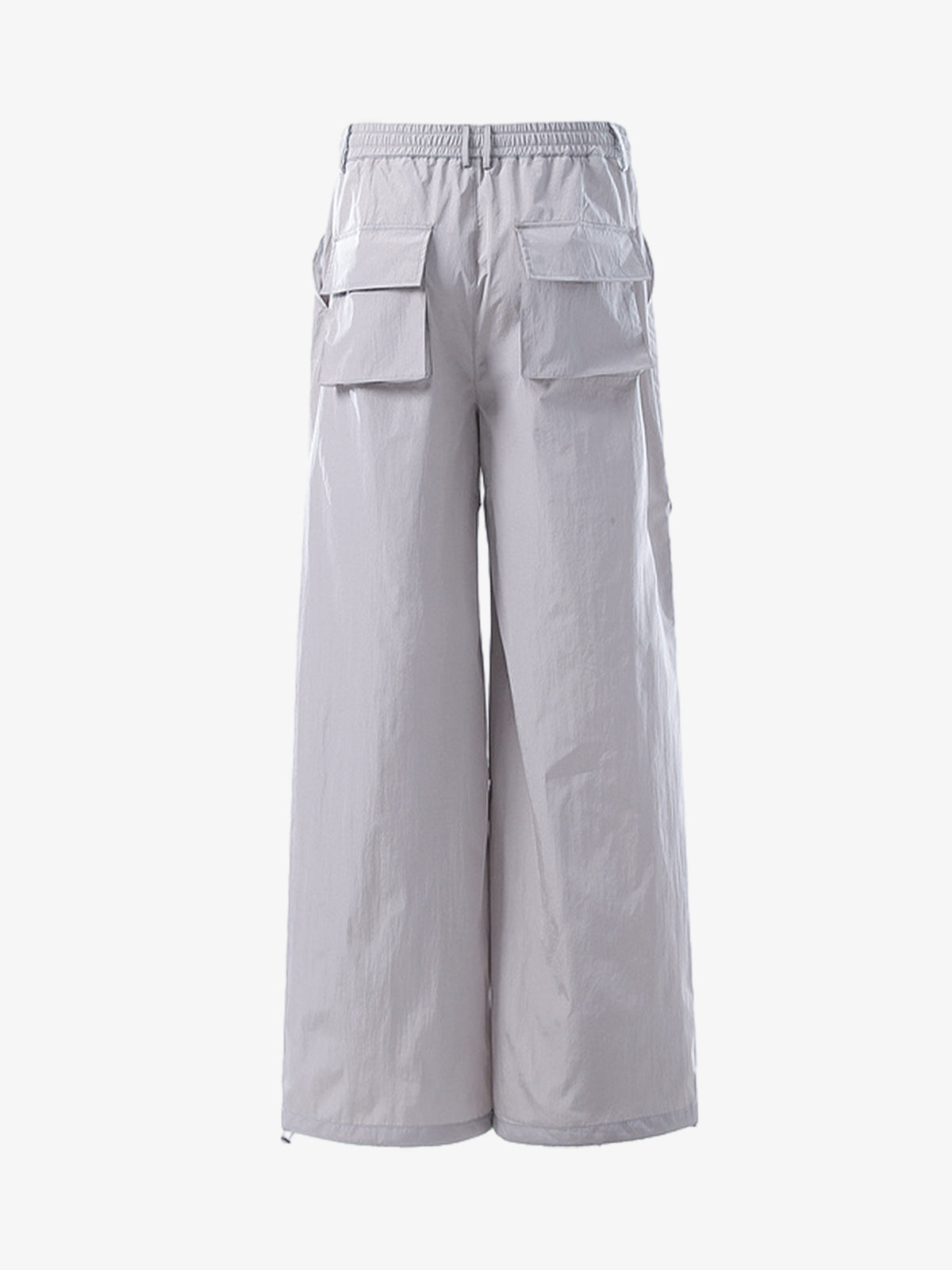 Vintage Drawstring Draped Embroidered Wide Leg Pants 