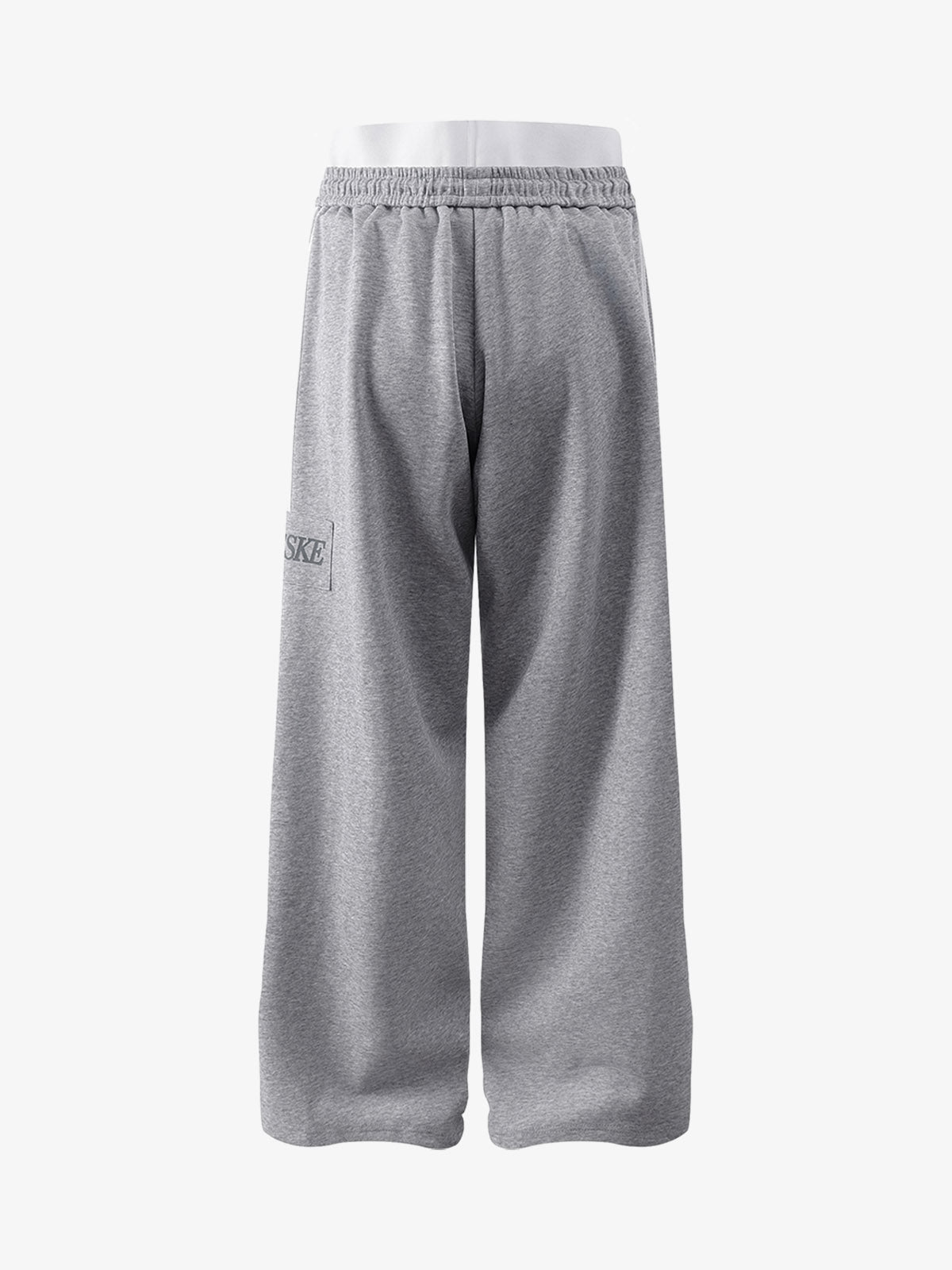 Retro Striped Double Waist Casual Pants 
