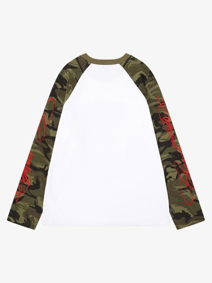 Camo Portrait Long Sleeve Tee