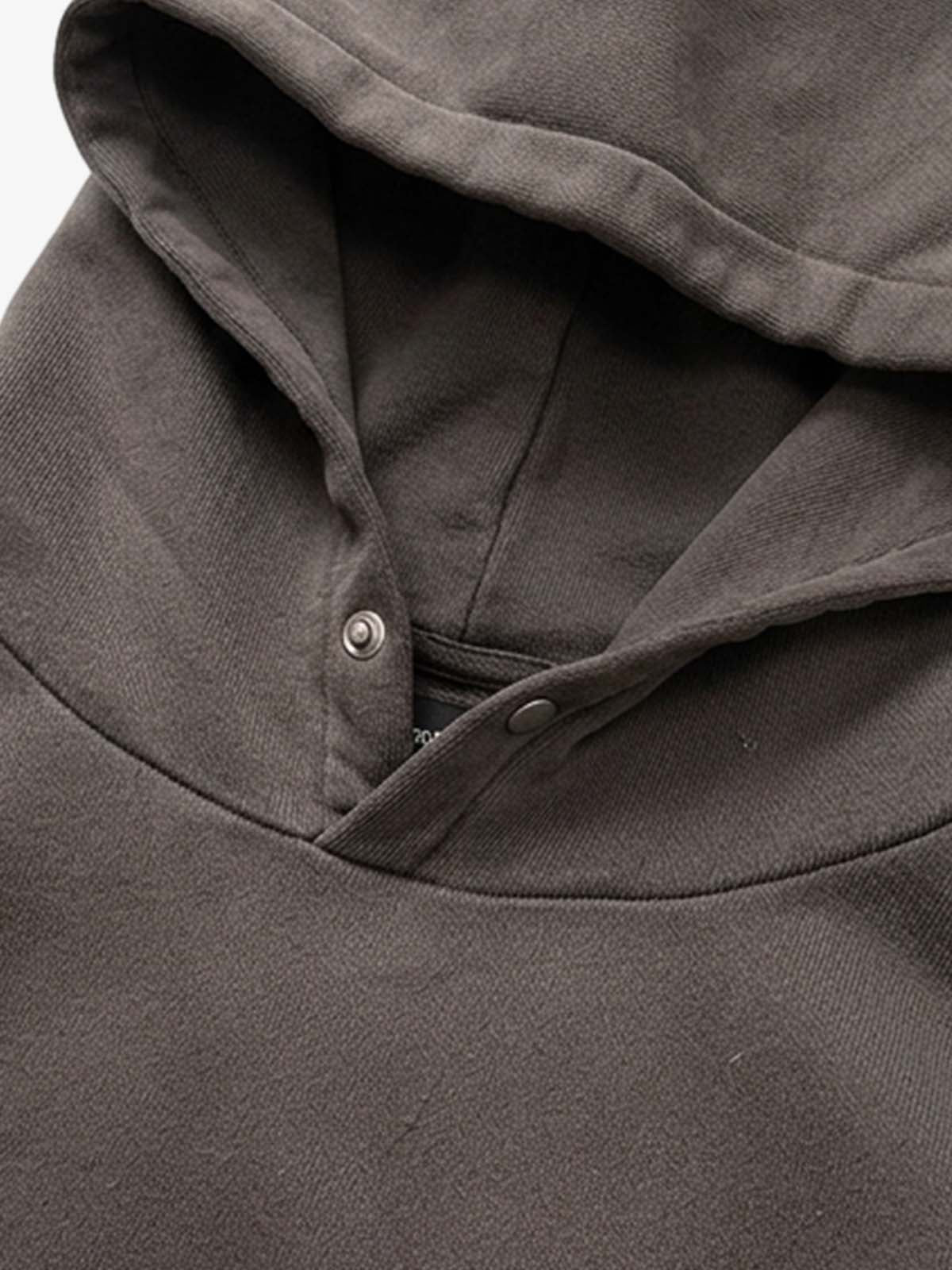 Washed Basic Boxy Fit Hoodie