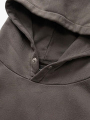 Washed Basic Boxy Fit Hoodie