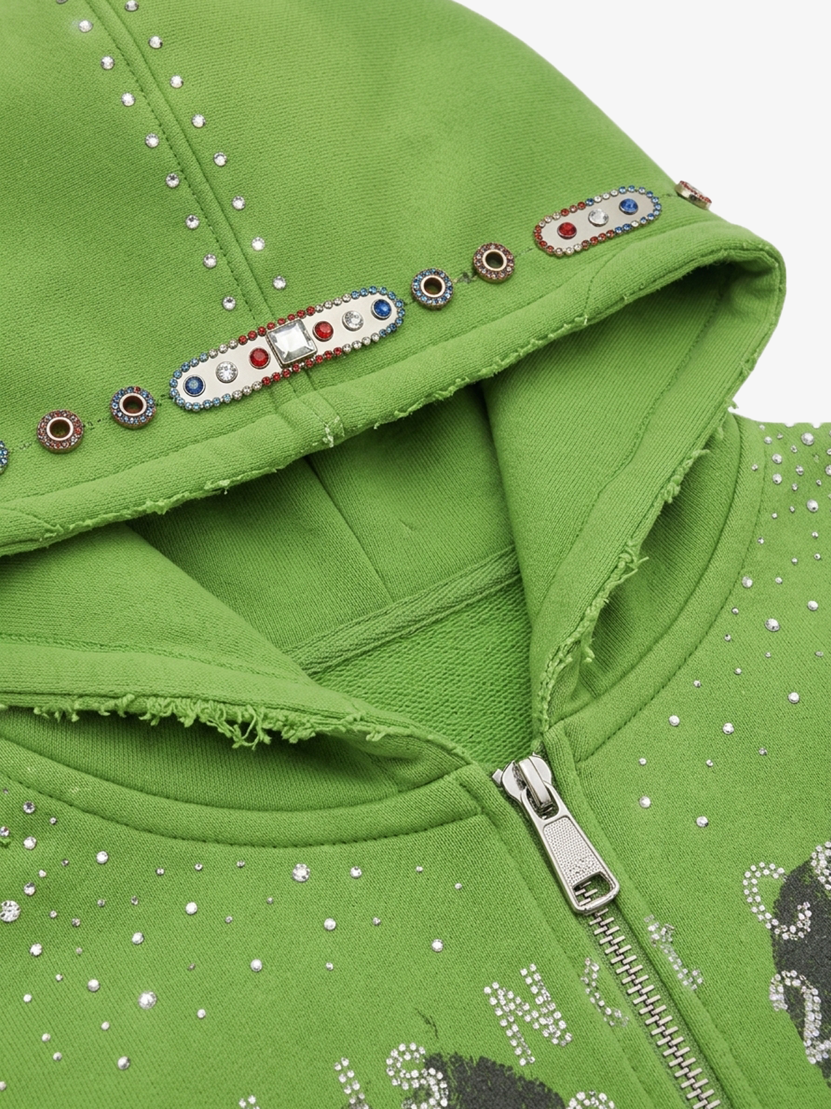 Graphic Streetwear Zip-Up Jacket