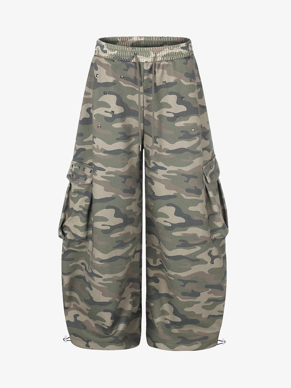 Camo Studded Detail Sweatpants