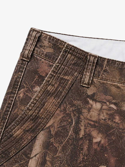 Five-Button Camo Cargo Shorts