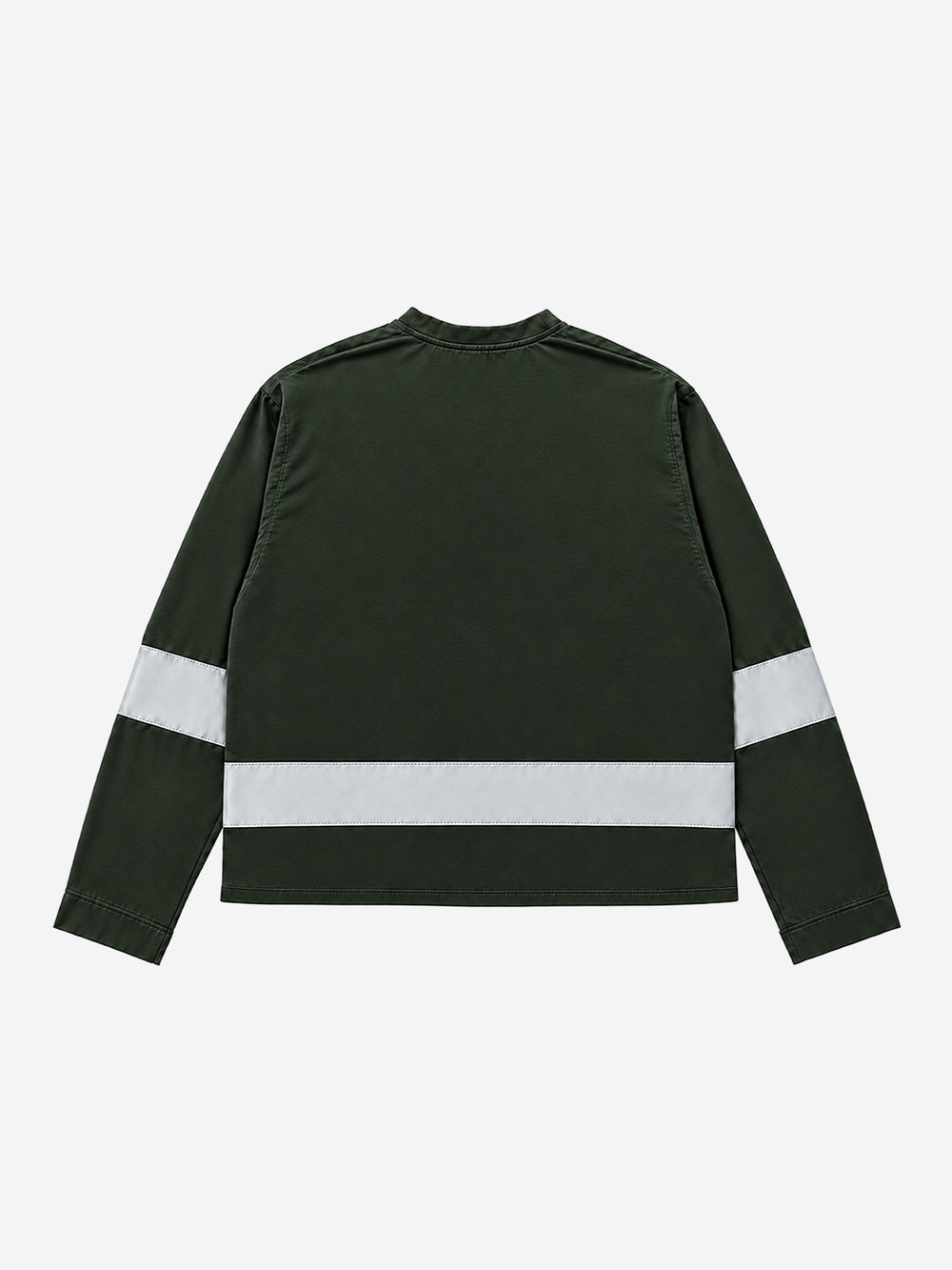 Reflective Patchwork Embroidered Long Sleeve Tee