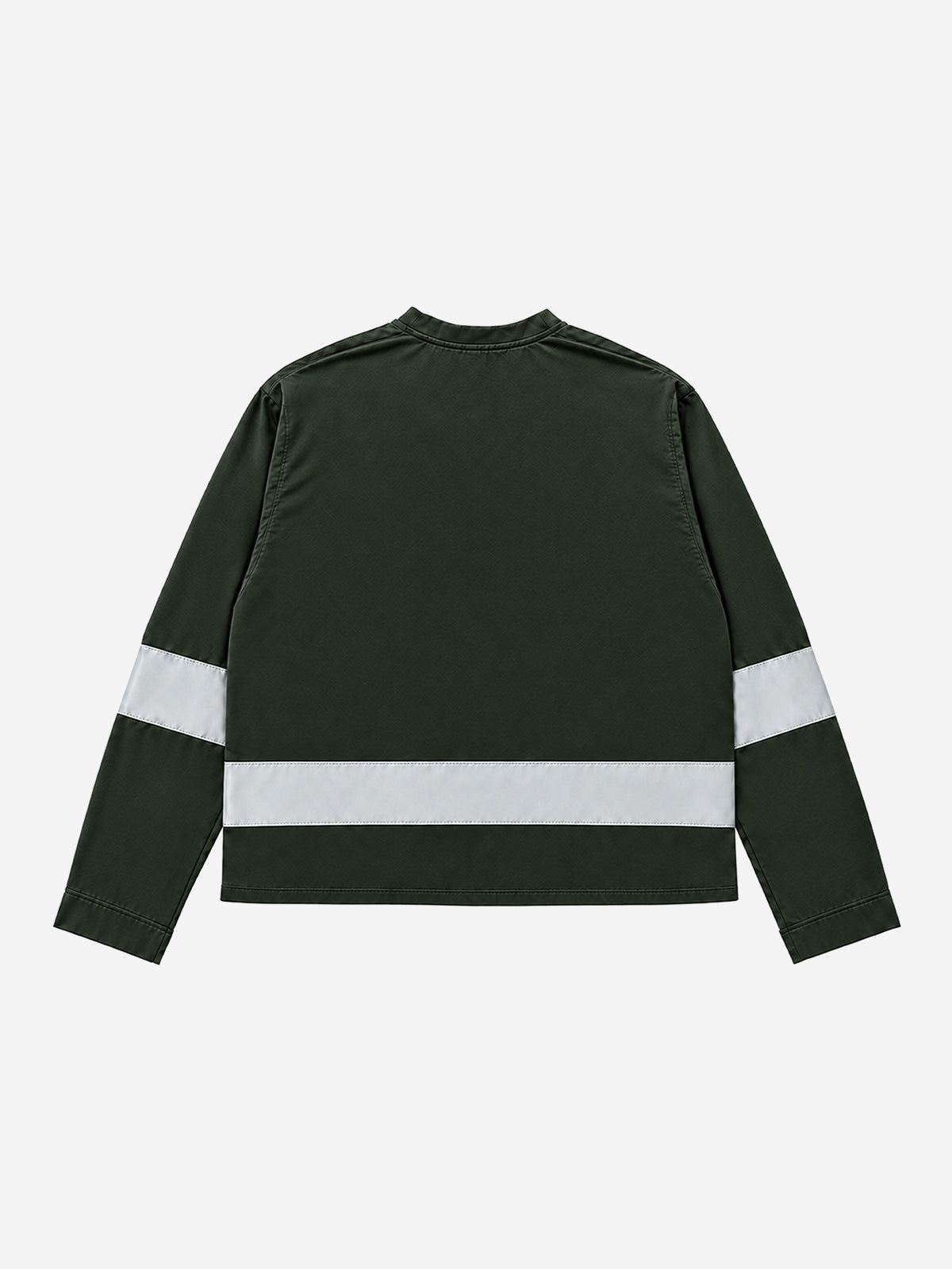 Reflective Patchwork Embroidered Long Sleeve Tee