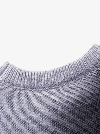 Raw Edge Damaged Dirty Dyed Niche  Sweatshirt 