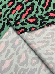 Classic Cheetah Print Camp Collar Boxy Shirt 