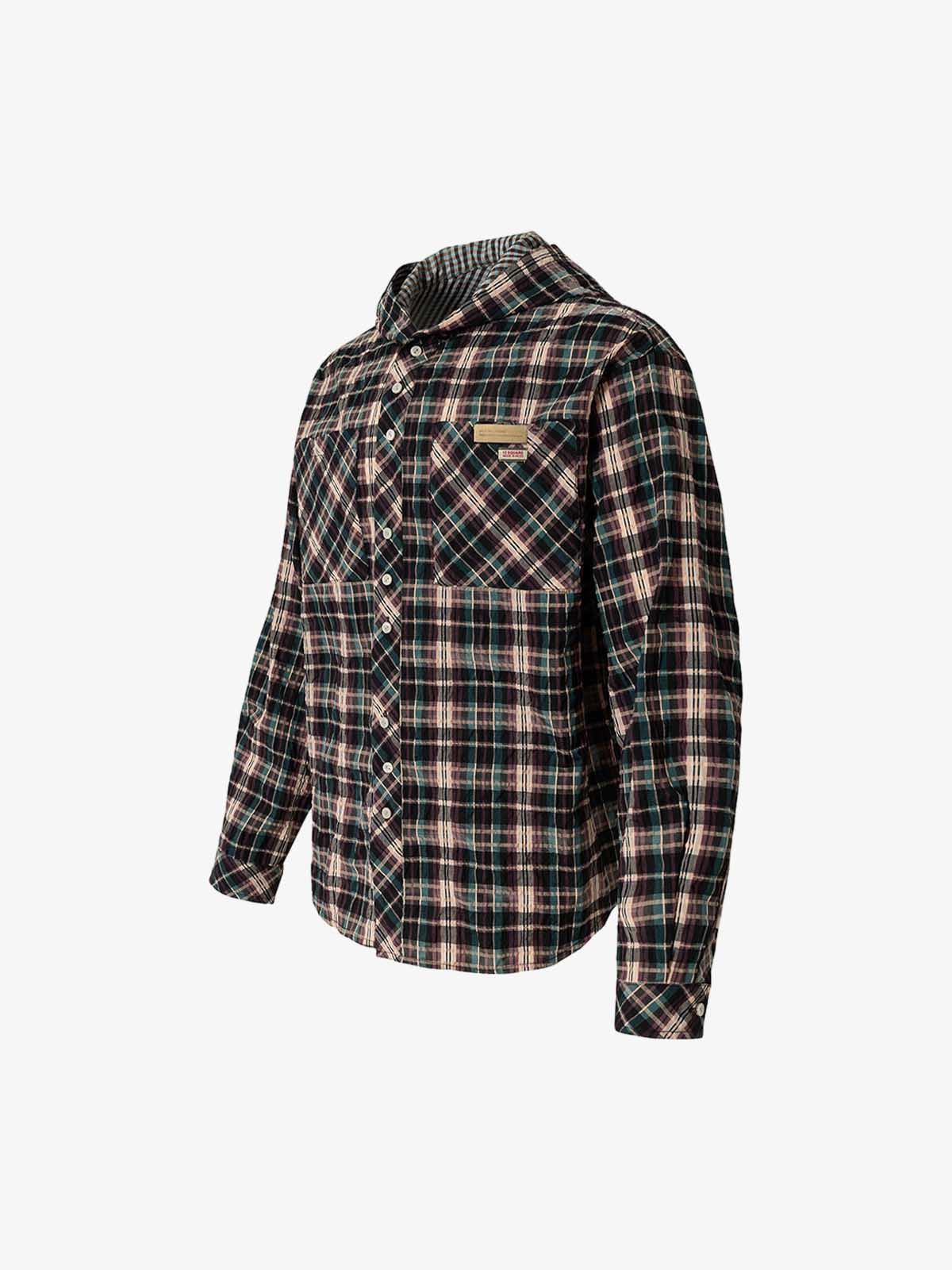 Classic Plaid Button-Up Shirt for Men - Perfect for Casual and Outdoor Adventures 
