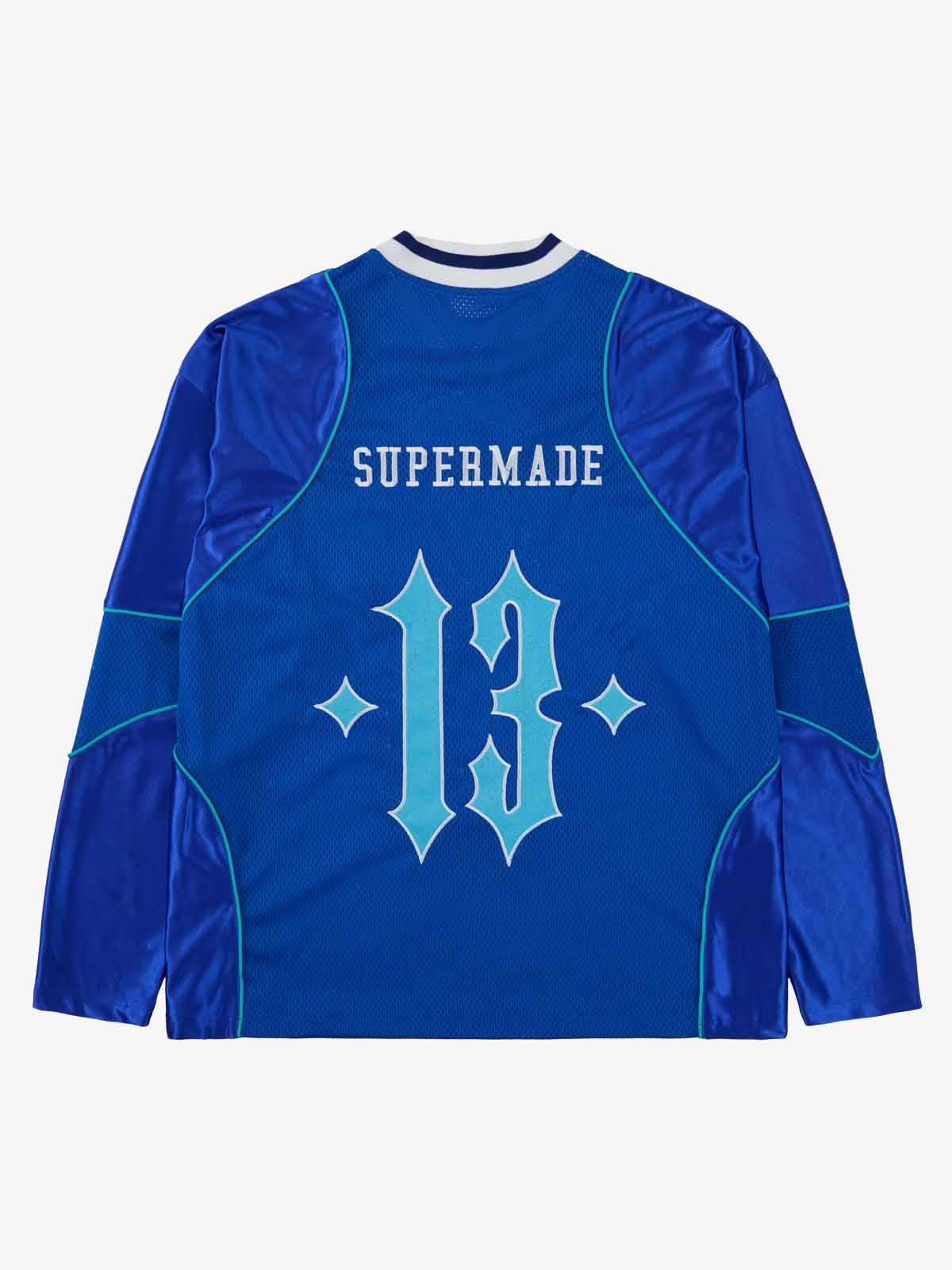 Supermade American Gothic Font Satin Mesh Jersey 