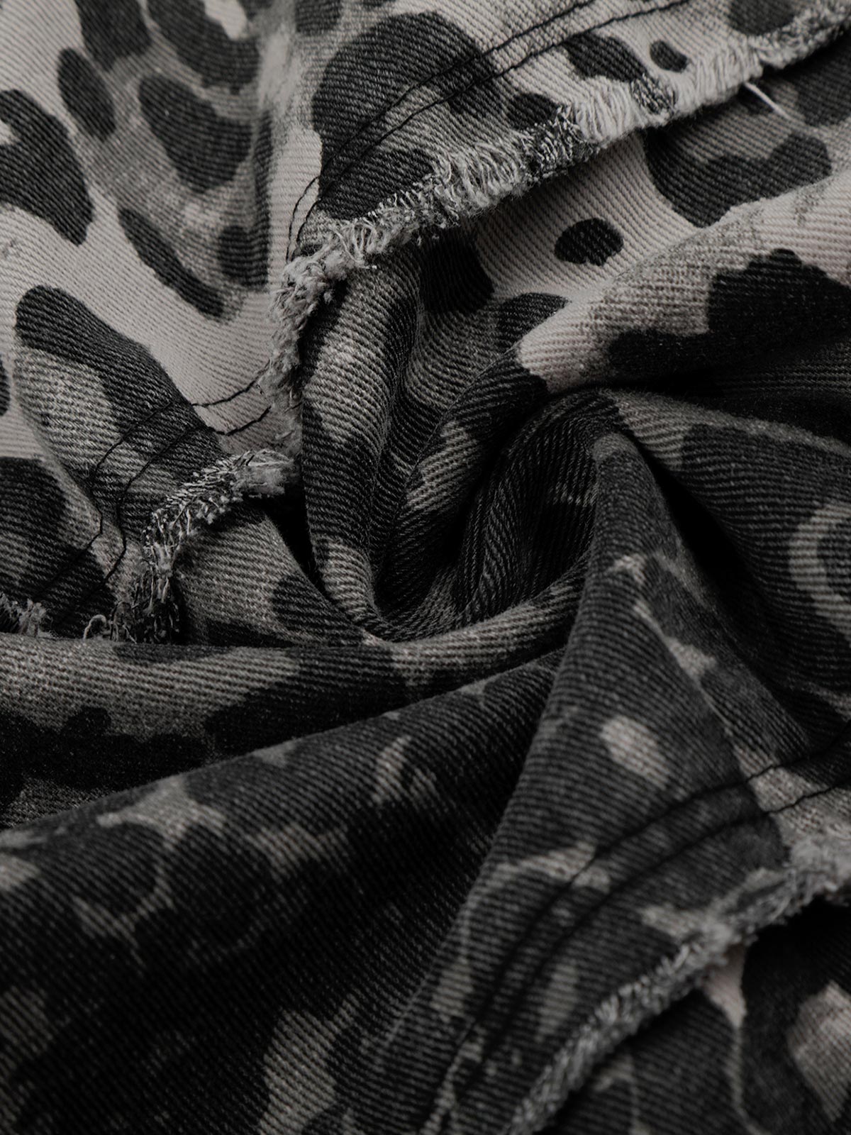 Leopardenmuster-Cropped-Hose
