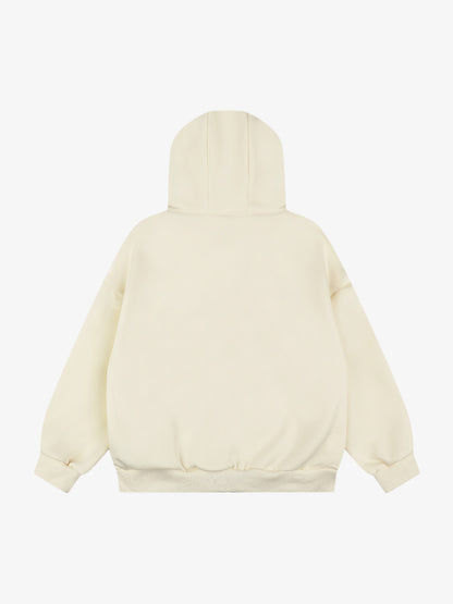 Star Stud Zip-Up Hoodie