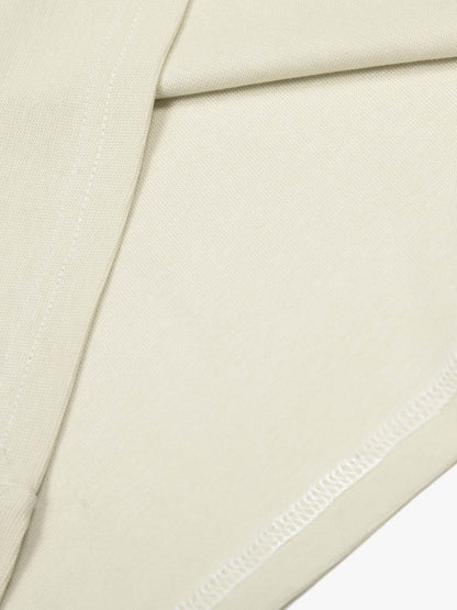 Cotton Long Sleeve Henley Shirt with Supermade Graphic Print 