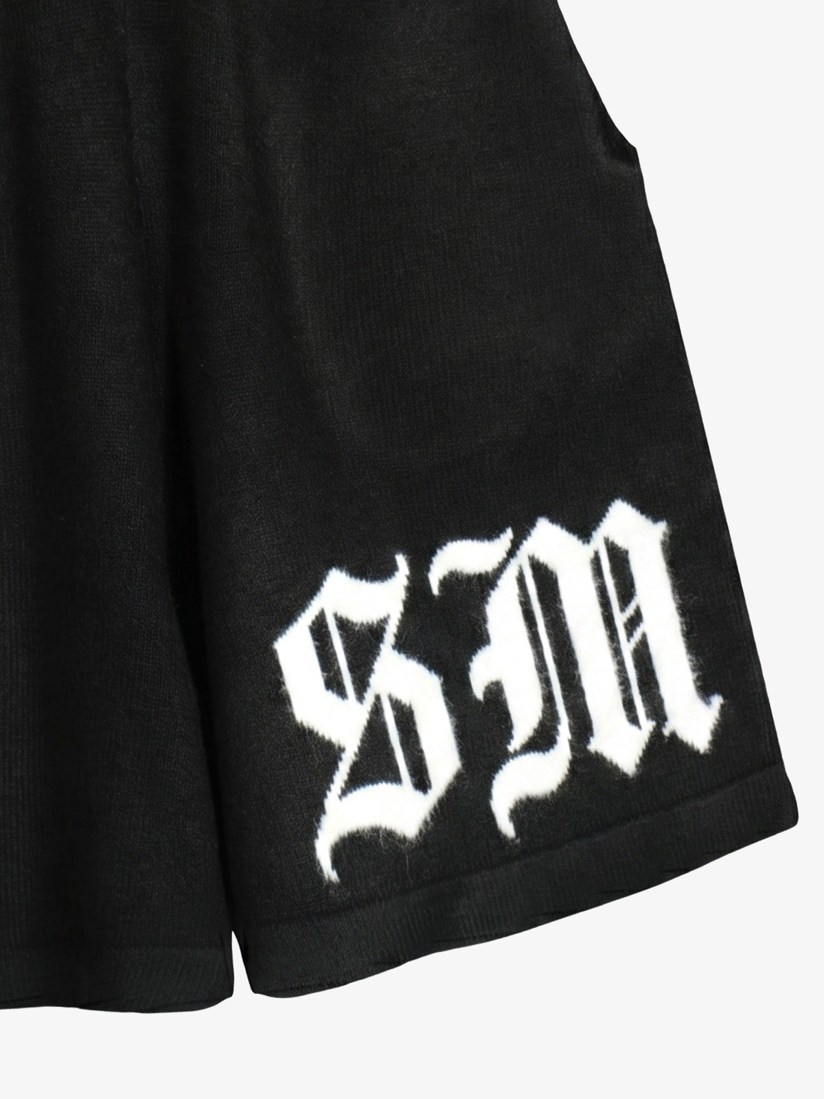Gothic Chenille Oversized Street Shorts