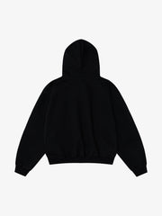 Boxy Hoodie mit Leoparden-Flaggenmuster