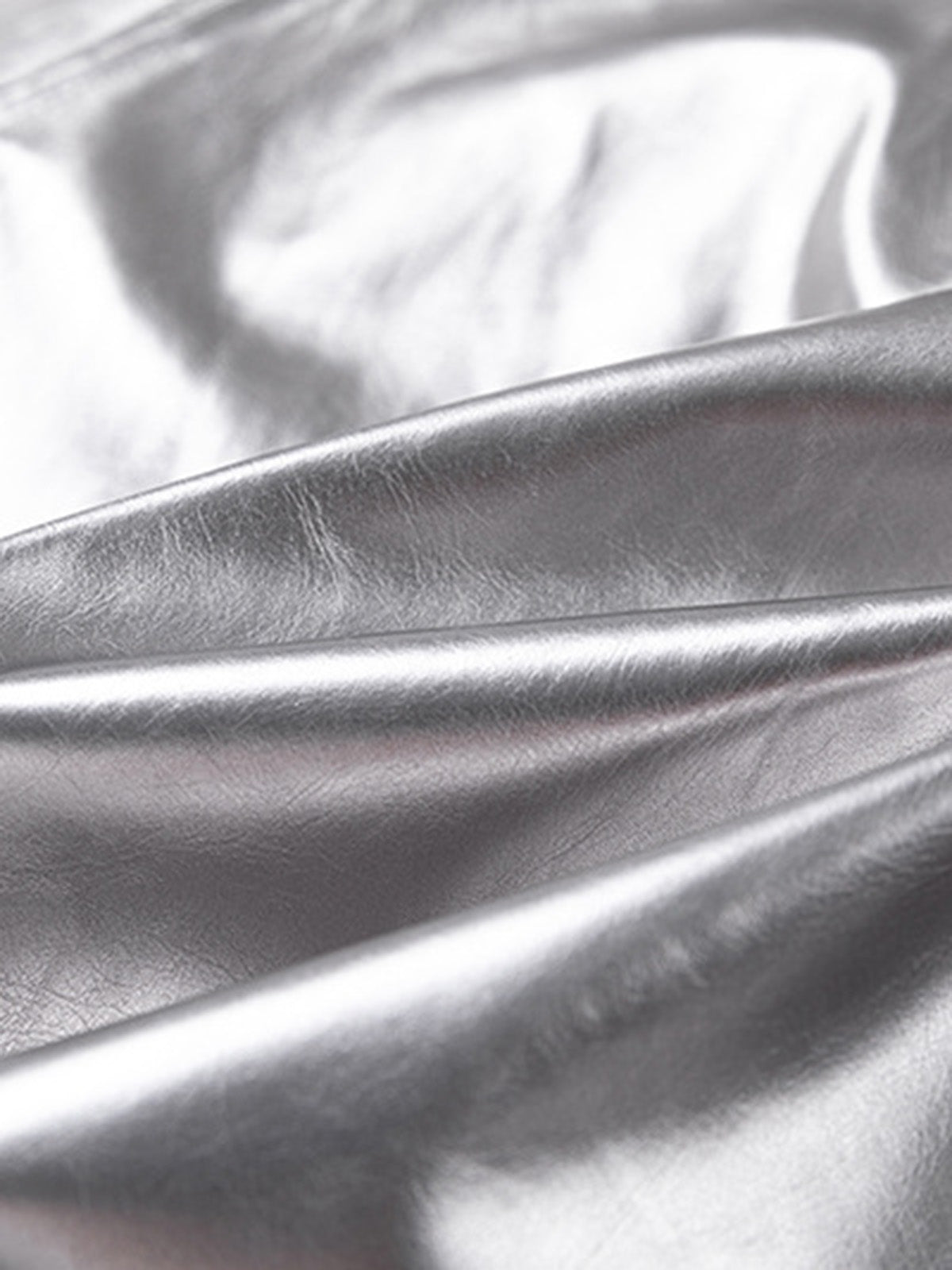 Reflective Metallic Track Jacket with Pink Accents for Sporty Elegance 