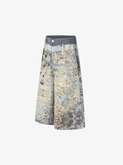 Culottes vaqueros con cadena de cuentas