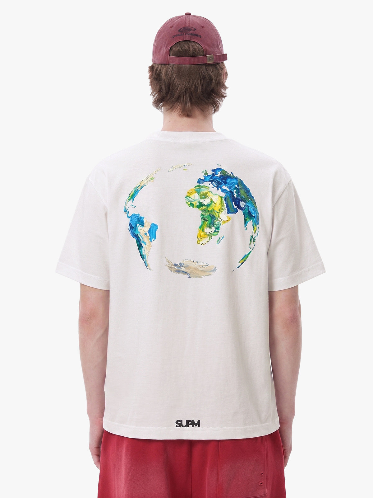 Graffiti Paint Drip Letter Print Oversized T-Shirt 