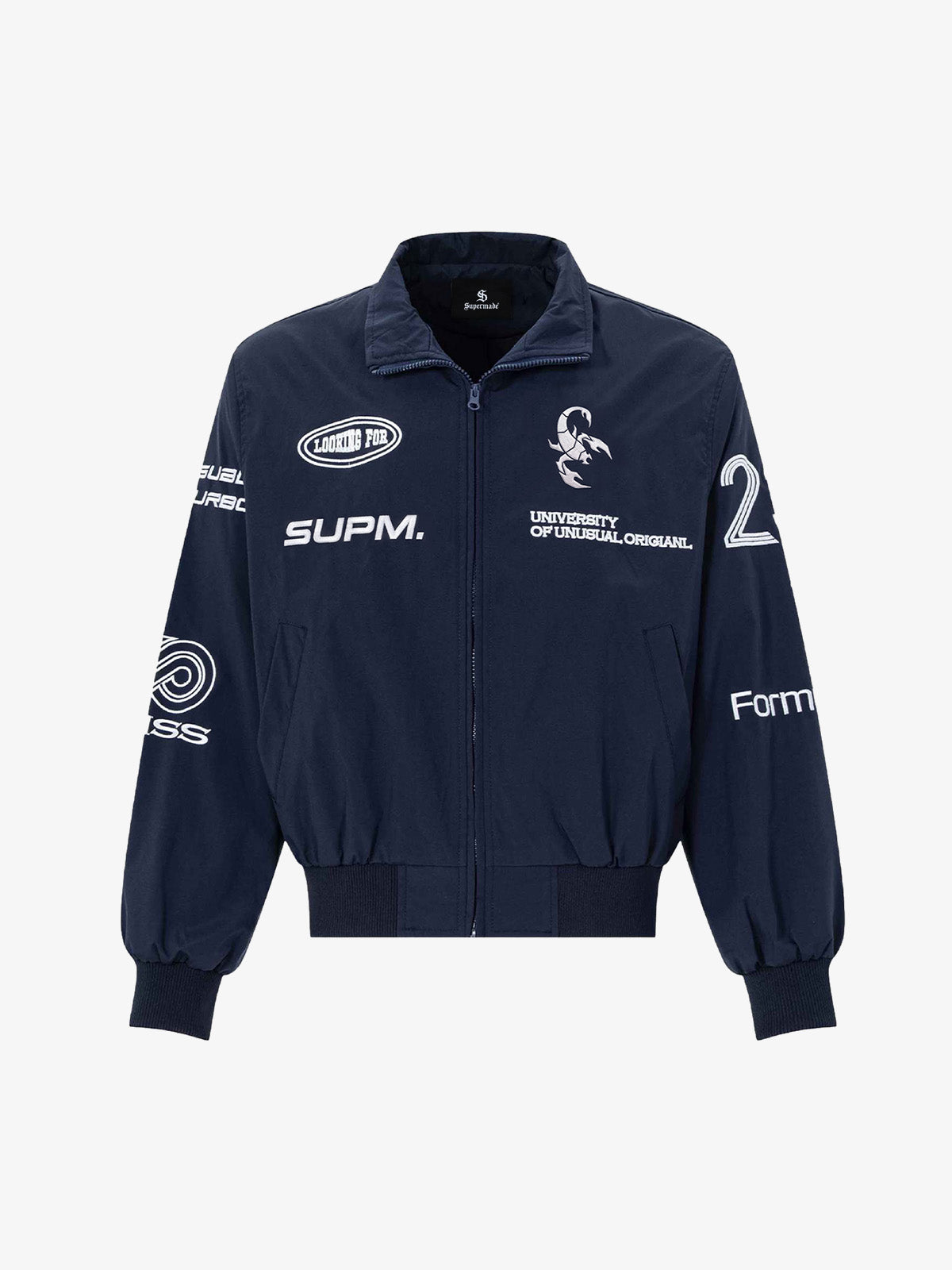 Bomberjacke mit Rennsportmotiv