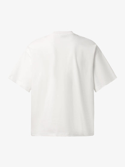 Cotton Oversized T-Shirt with Artistic Face Print and Bold Graphic Design 