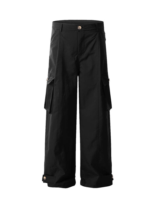 Deconstructed Multi-Pocket Cargo Pants 